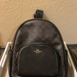 Coach Signature Brown and Black Women’s Backpack